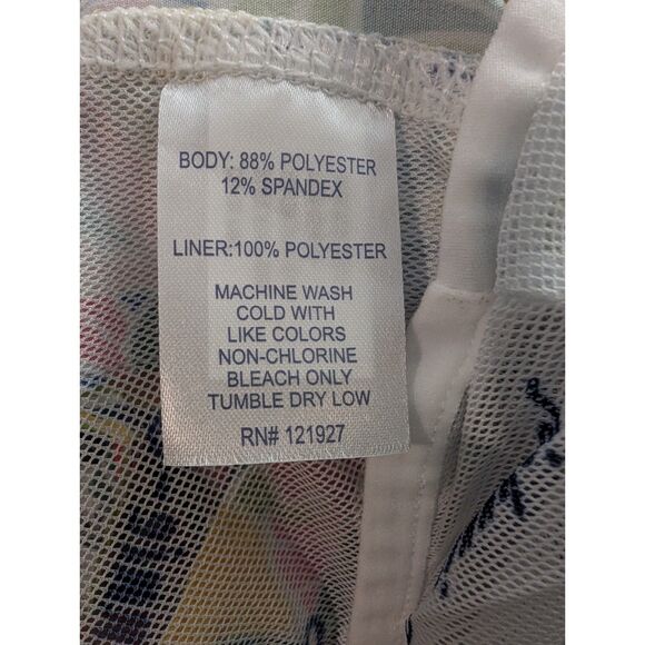 NWT Johnnie-O Swim Trunks Mens Medium Zest Floral 7 inch inseam - Picture 12 of 12